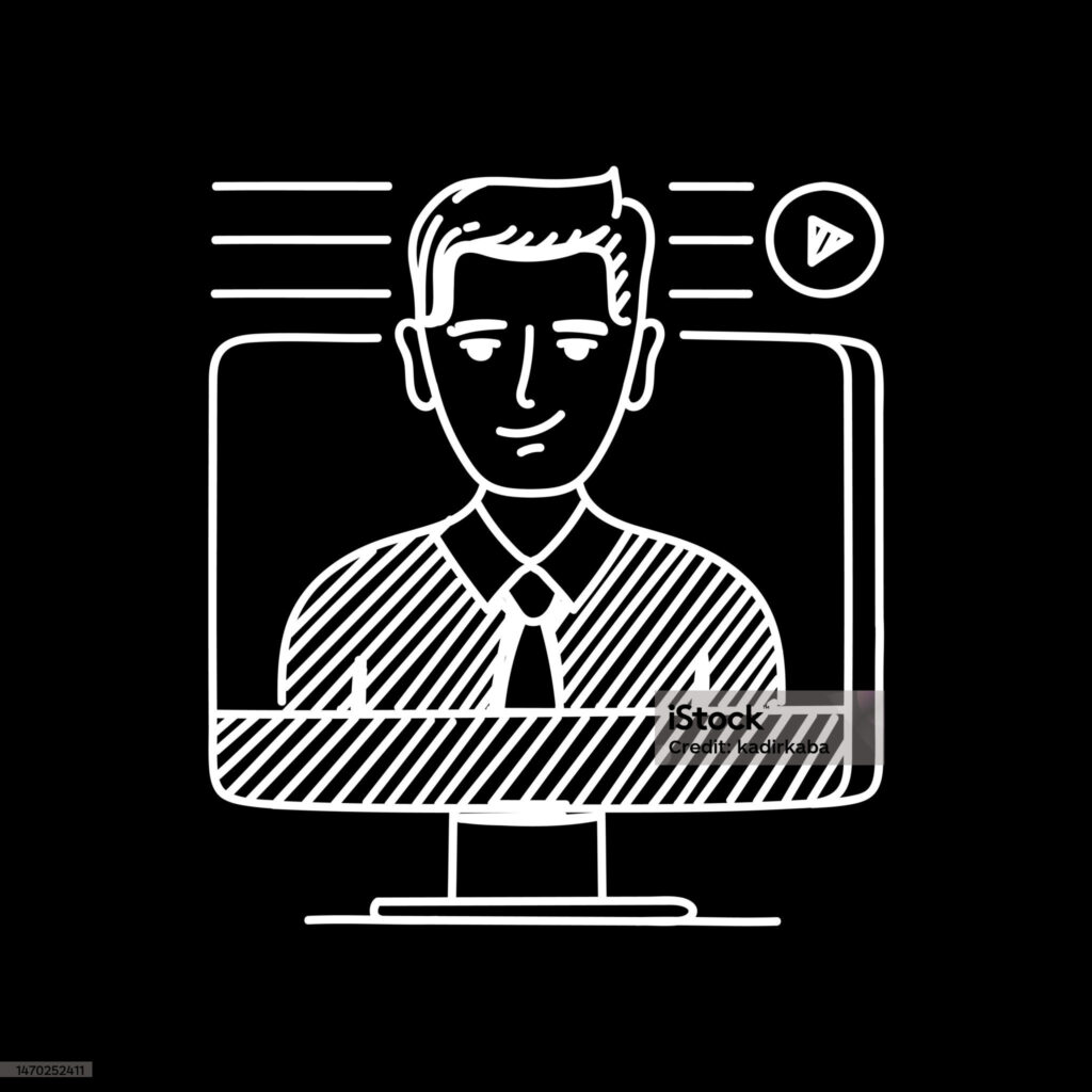 Video Lessons Line icon, Sketch Design, Pixel perfect, Editable stroke.
